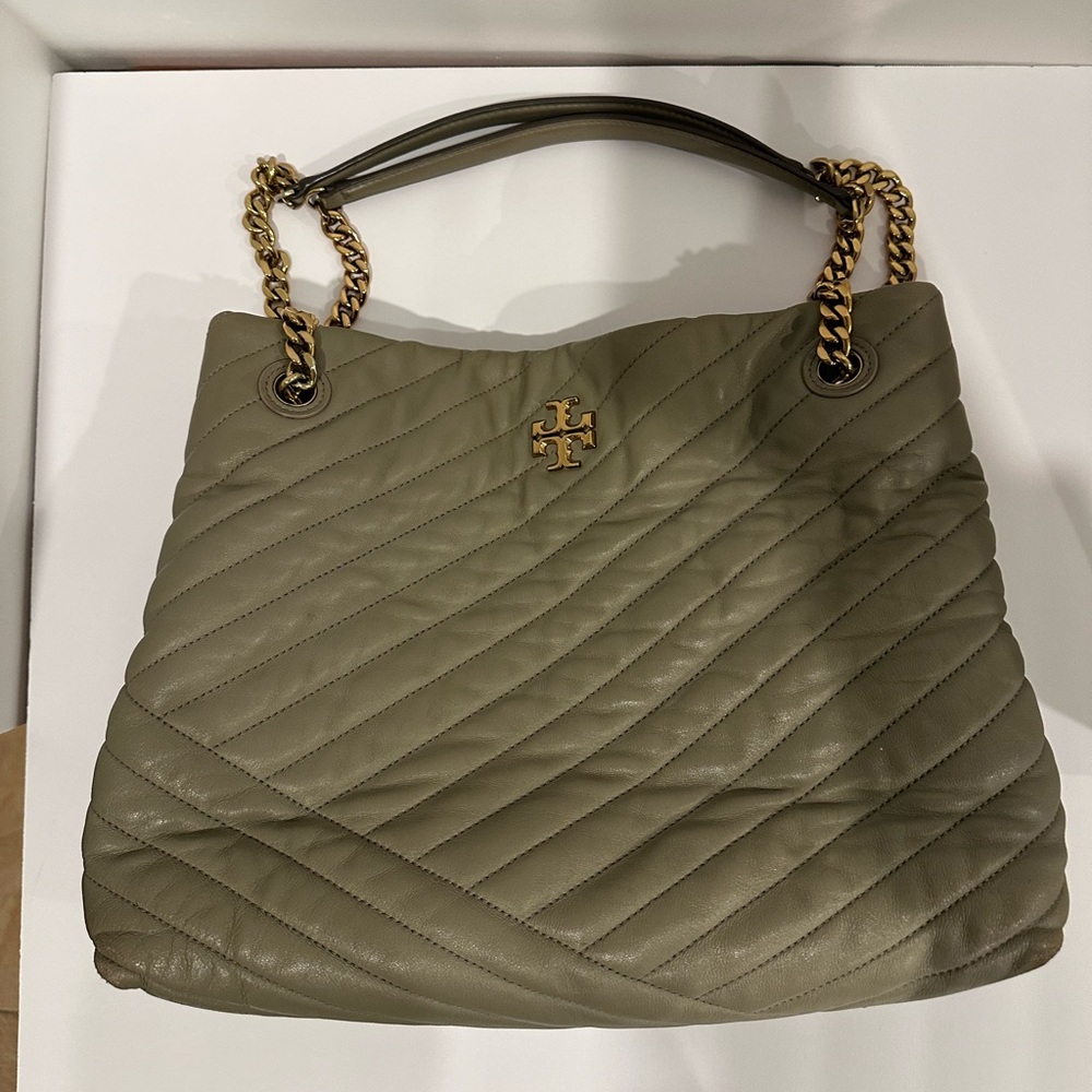 Tory Burch Kira Chevrol Leather Tote